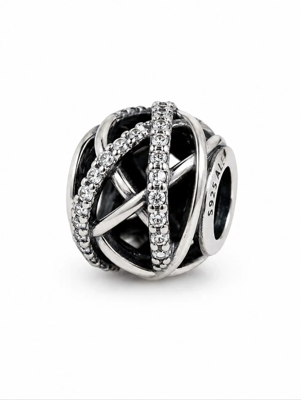 Authentic Pandora Galaxy Openwork Charm 791388CZ Sterling Silver CZ S925 ALE